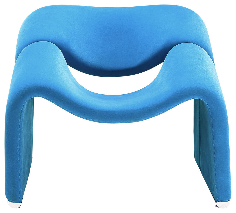 Modern Contemporary Living Room Lounge Chair Blue