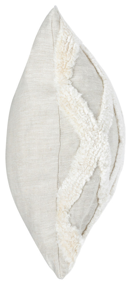 Evangeline 100% Linen 16"x 36"Throw Pillow in Natural by Kosas Home