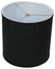 FenchelShades Drum Lampshade 10"x10"x10", Linen Black