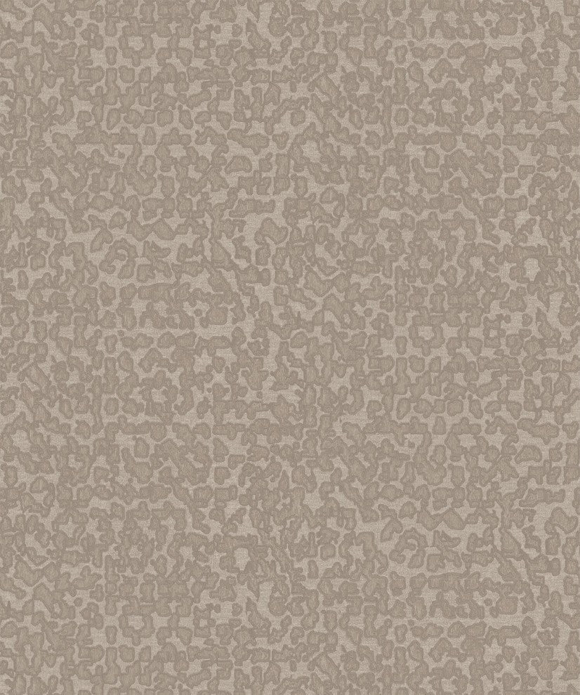 Natural Faux 2, Modern Geometric Stone Wood Rustic Wallpaper, Gray, Sample