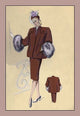Baby Topper with Fur Cuffs - Fine Art Giclee Print 24" x 36"