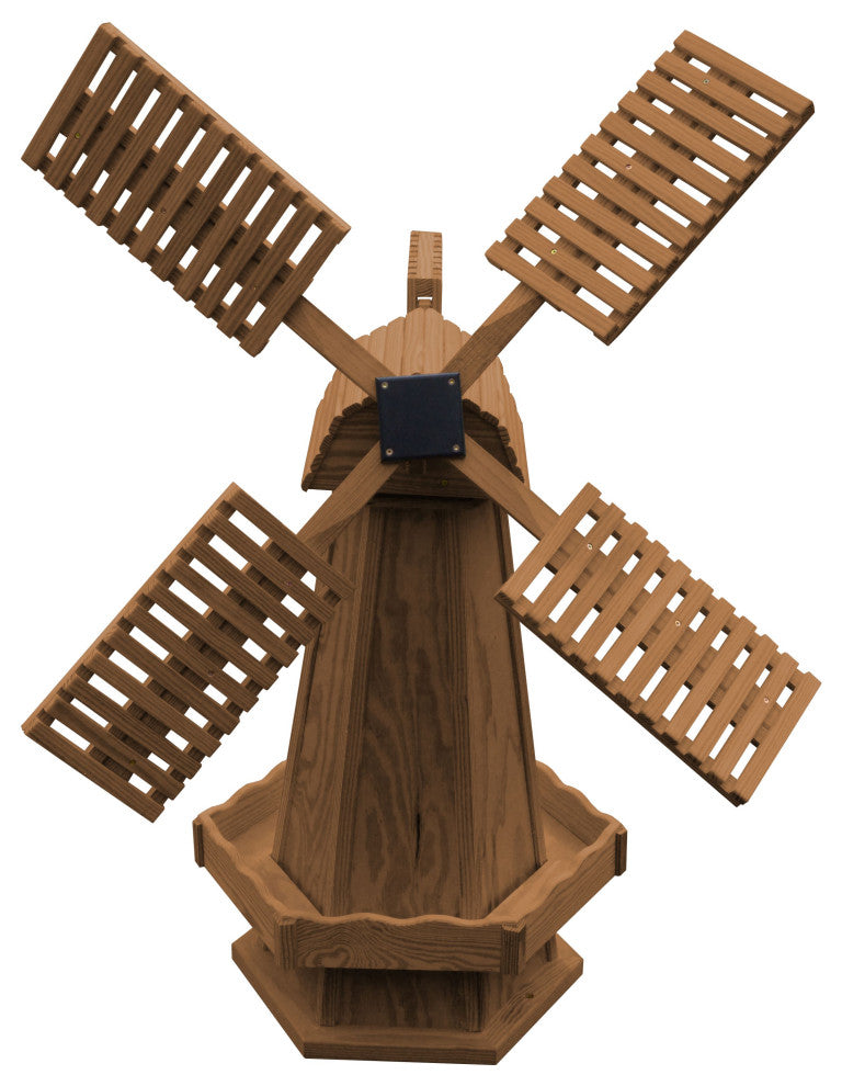 Pressure Treated Dutch Windmill, Mushroom Stain, Large