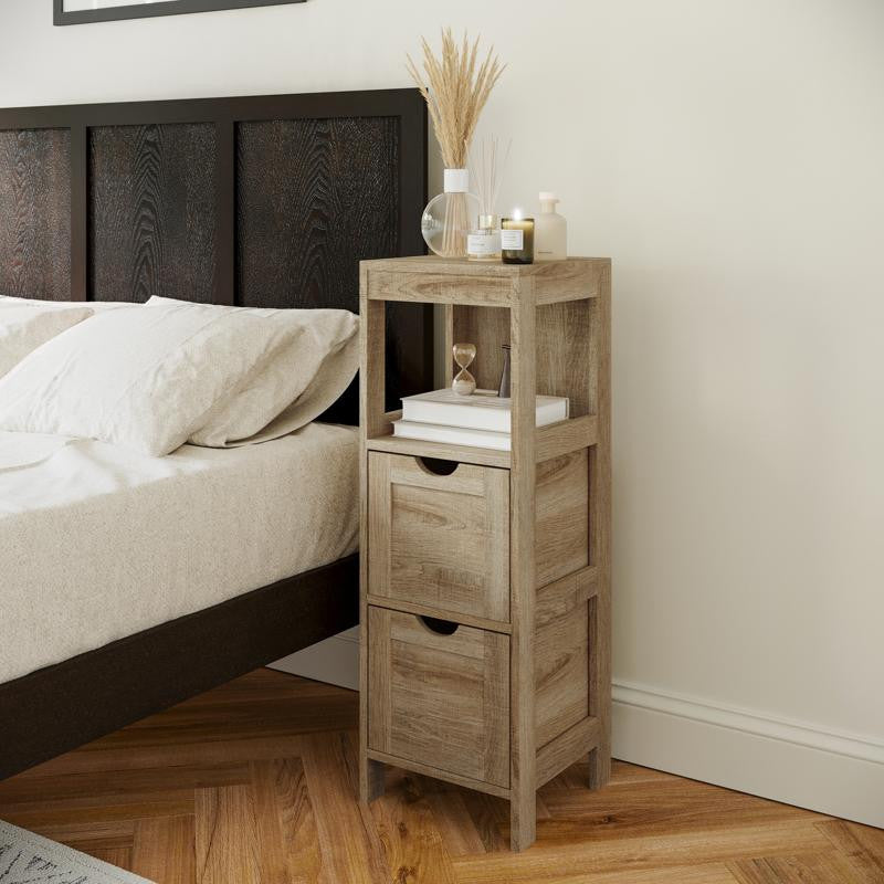 Dune Farmhouse Bathroom Storage Organizer, Brown