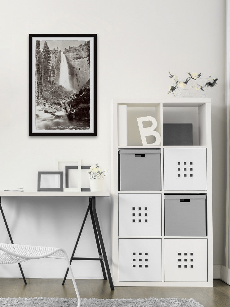 "Nevada Fall at Yosemite" Framed Painting Print, 20x30