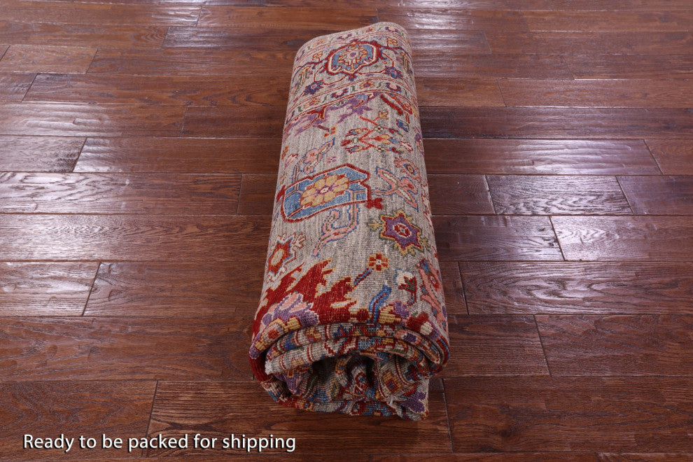 Hand Knotted Persian Fine Serapi Rug 5' 11" X 8' 7" - Q12635