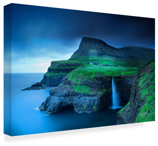 Trevor Cole 'Gasadalur Coastal' Canvas Art, 24"x16"