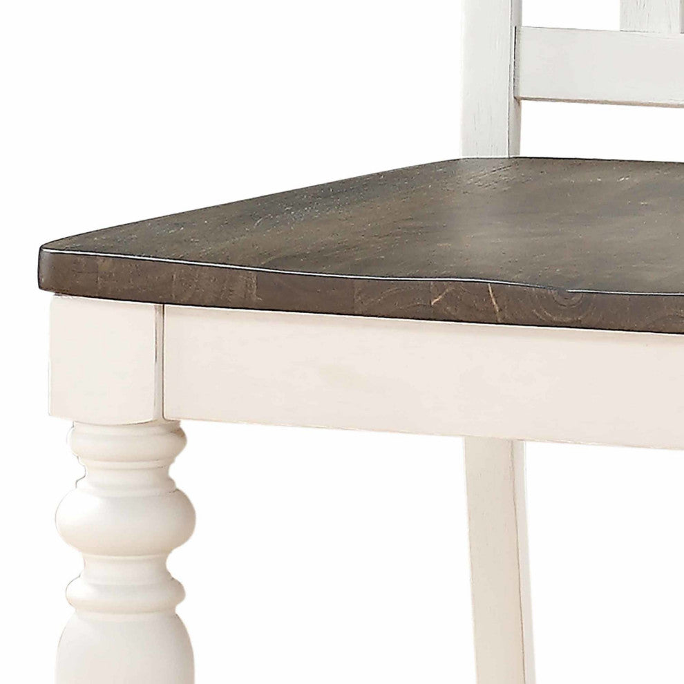 Joanna Two Tone Side Chair, Set of 2, Dining Chair