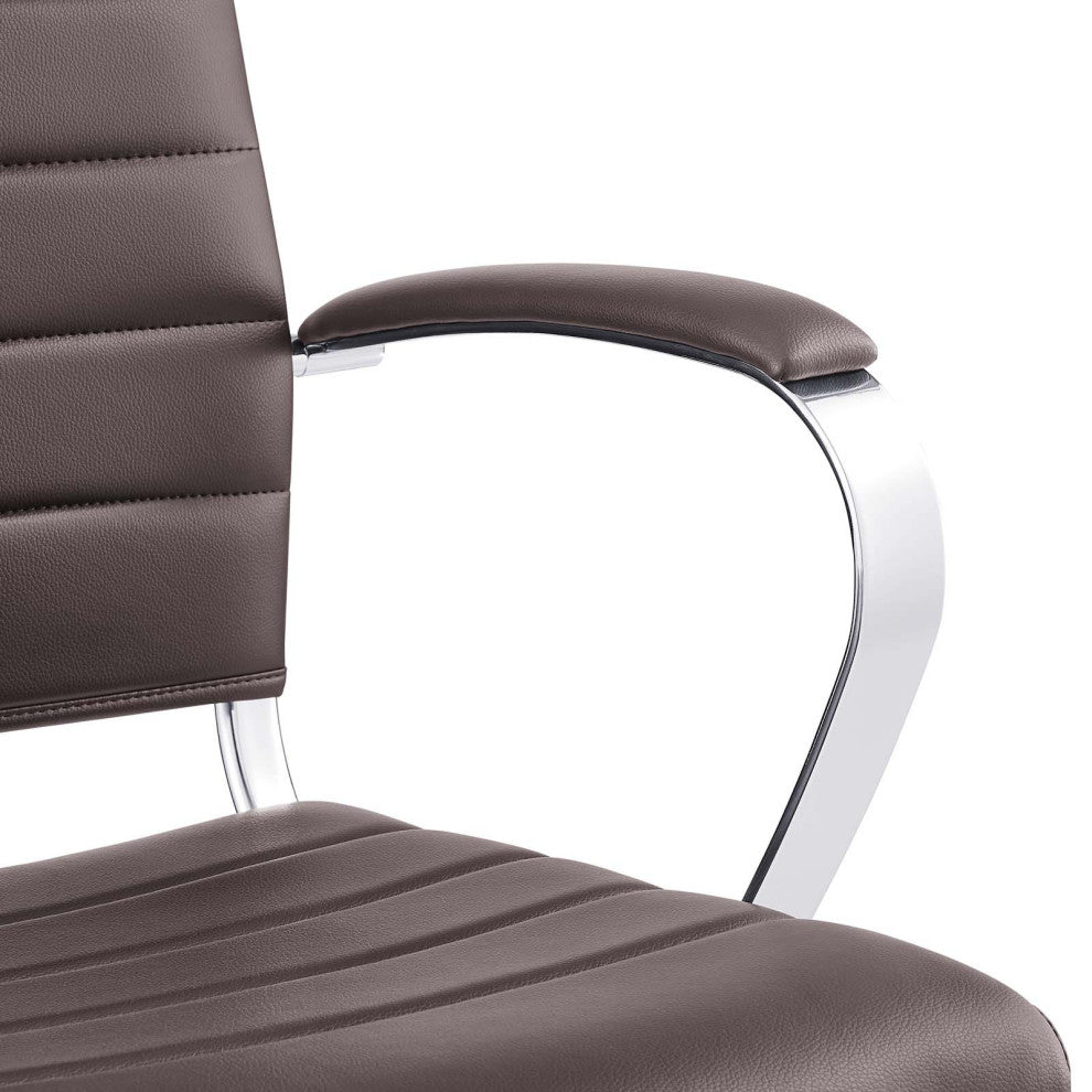 Jive Mid Back Office Chair EEI-273-BRN