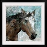 "Trail At Dawn" Black Framed Art Print, 32"x32"x1"