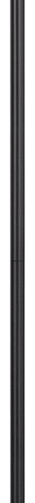 Benzara BM282178 Metal Lamp, Downbridge Adjustable Bamboo Shade, Brown, Black