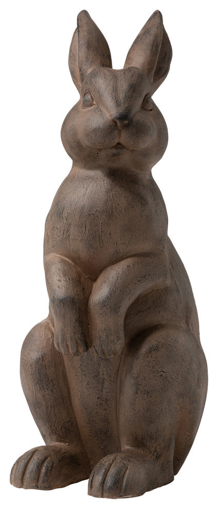 22.75"H MGO Standing Rabbit Statue