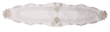 Silver Floral Table Runner