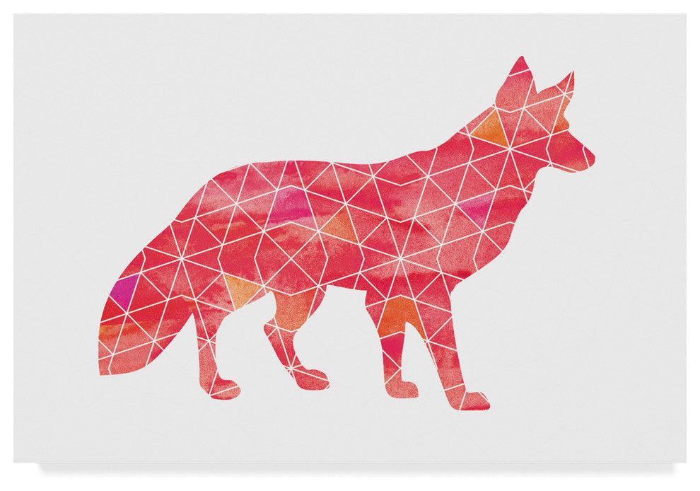 "Fox" by Erin Clark, Canvas Art, 22"x32"