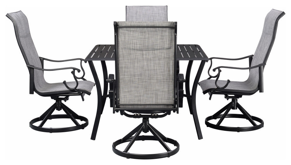 Westin 5pc Sling Dining Set - Black