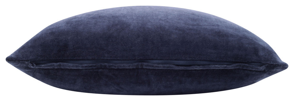Stacy Garcia Blue Velvet Handmade Throw Pillow