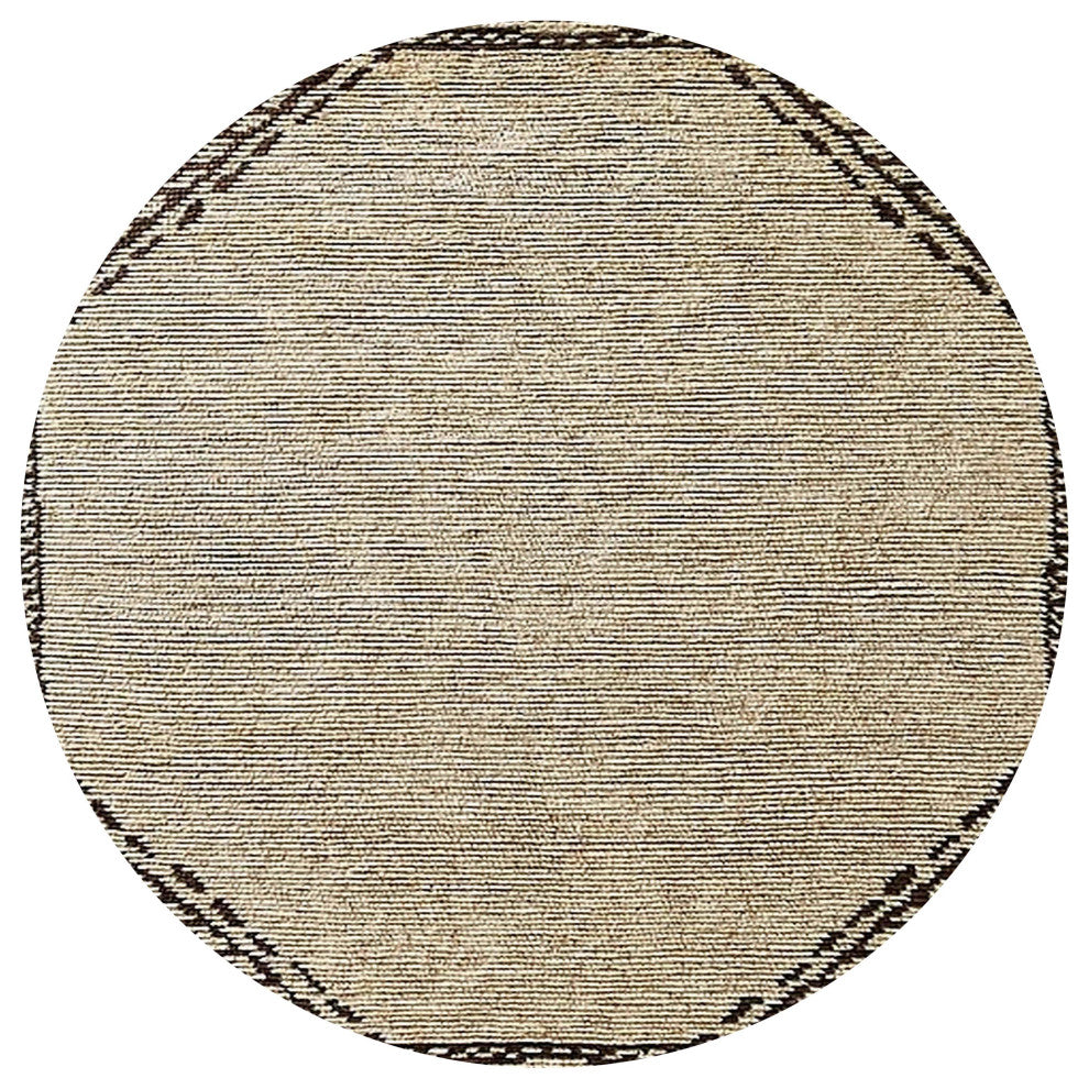 Ahgly Company Indoor Round Mid-Century Modern Area Rugs, 3' Round