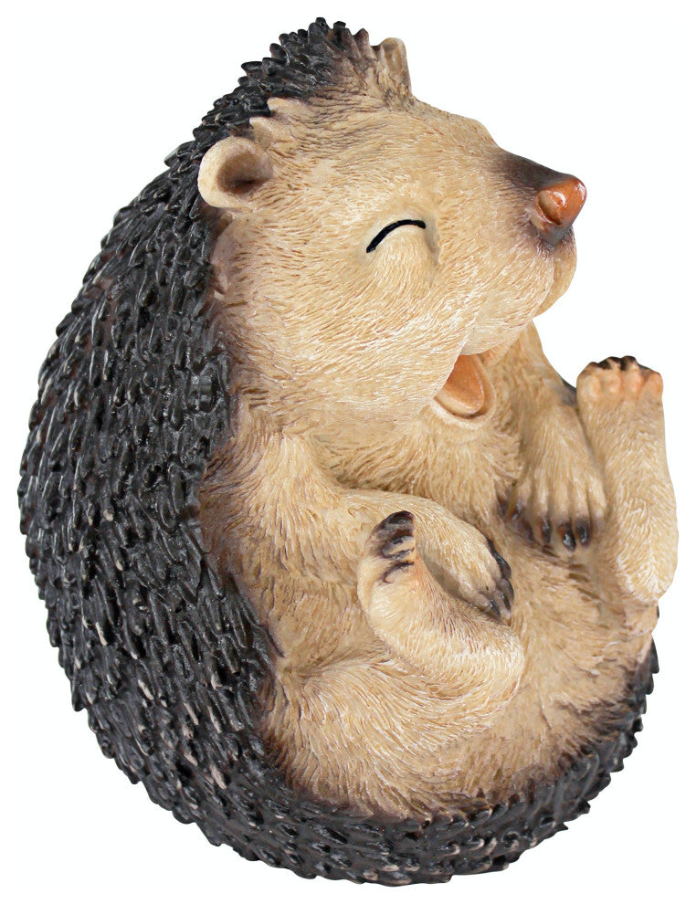 Roly Poly Laughing Hedgehog Statue Small