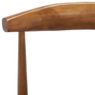 Safavieh Lionel Retro Barstool, Walnut/Dark Grey