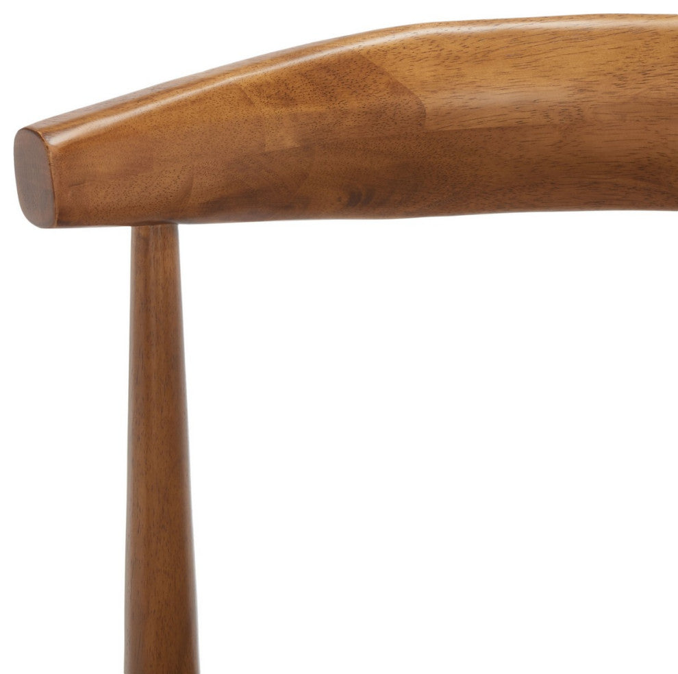 Safavieh Lionel Retro Barstool, Walnut/Dark Grey