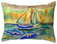 Betsy Drake Sunset Sailing Small Noncorded Pillow 11x14