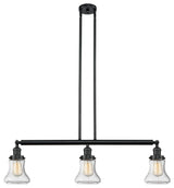 Innovations Lighting 213-Bk-S-G194-Led 3 Light Dimmable Led Island Light