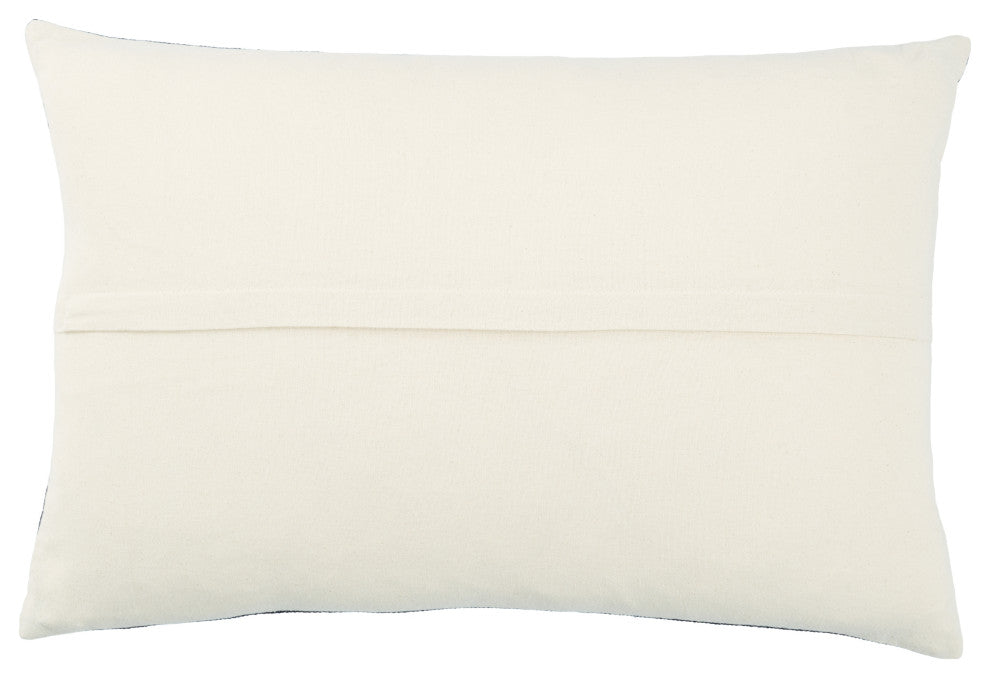 Jaipur Living Patkai Tribal Navy/Cream Poly Fill Pillow 16"X24" Lumbar