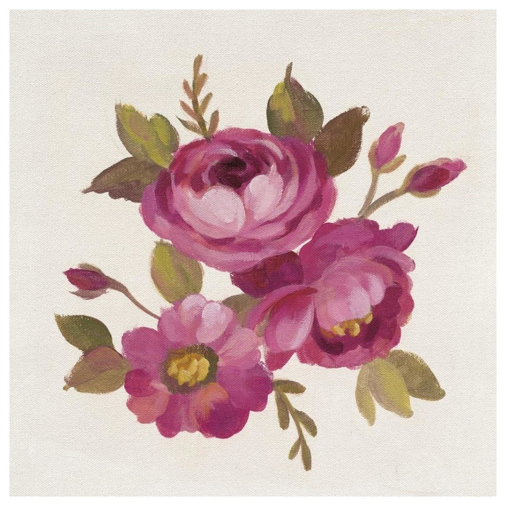 "English Garden III" Digital Paper Print by Silvia Vassileva, 38"x38"