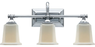 Nicholas 3-Light Bath Vanity, Polished Chrome