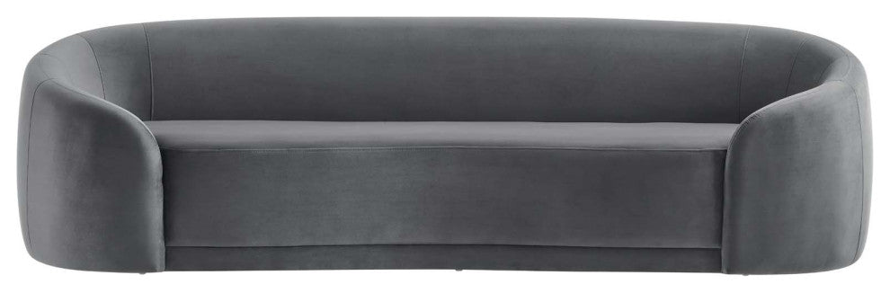 Contessa Performance Velvet Sofa, Gray