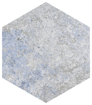 Emotion Hex Grey Porcelain Floor and Wall Tile
