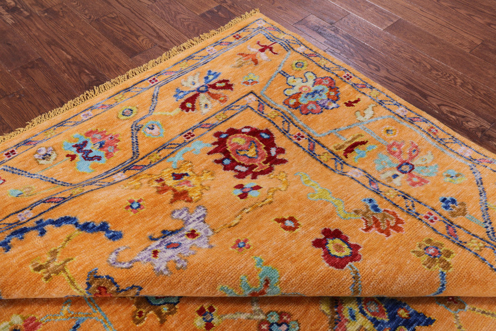 8' 1" X 9' 7" Handmade Turkish Oushak Rug - Q16066