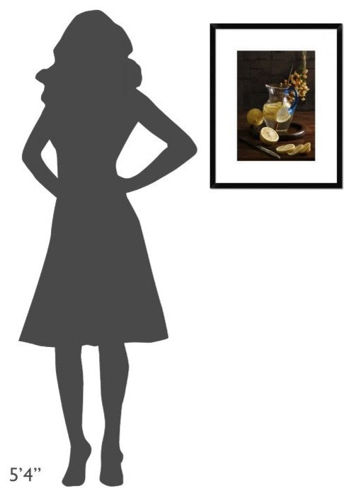 "Life And Lemons" Framed Digital Print by Luiz Laercio, 19x24"