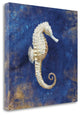 "Treasures Of The Sea Indigo I" By Danhui Nai, Giclee on Gallery Wrap Canvas