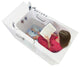 Ella Monaco 32"x52" Acrylic Walk-In-Bathtub, Outswing Door, 2 Piece Faucet