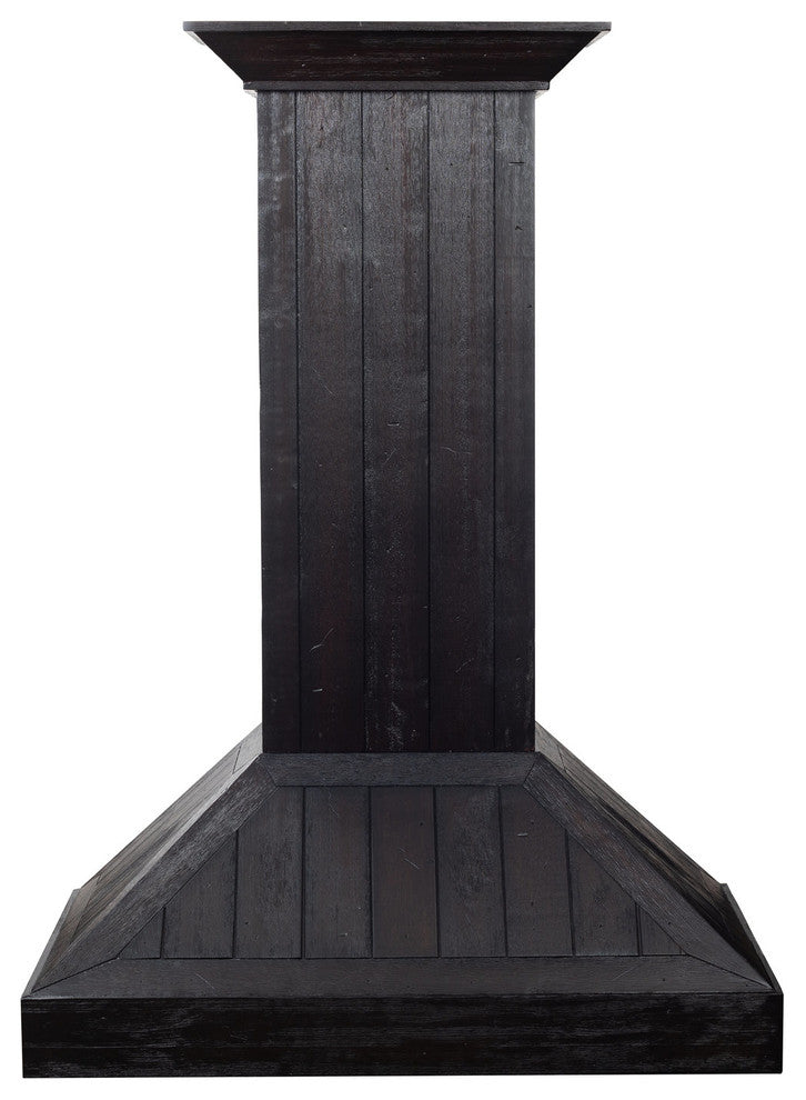 ZLINE 30" Wooden Wall Mount Range Hood in Rustic Dark Finish (KPDD-30)