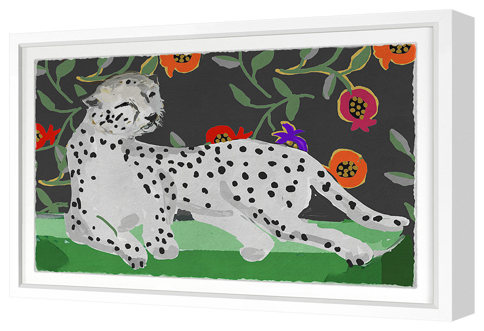 Madame Cat 2 Fine Art Print, white, 40"x60"
