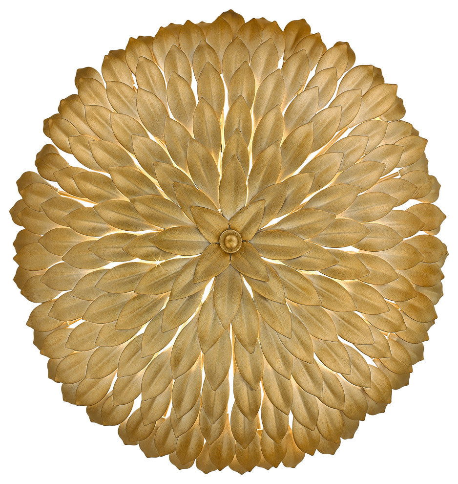 Gold Leaf Flushmount