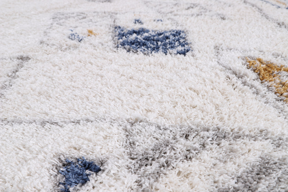 Noori Rug Shag Nolan Ivory/Gold Rug