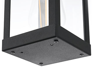 Home Living 4" Outdoor Wall Sconce, Black