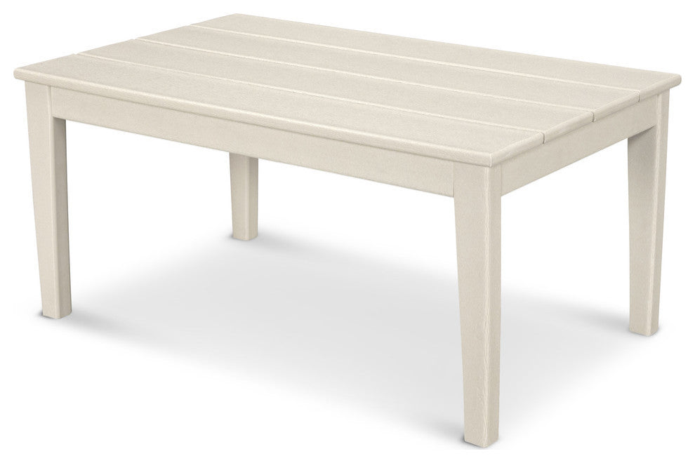 Polywood Newport 22"x36" Coffee Table, Sand