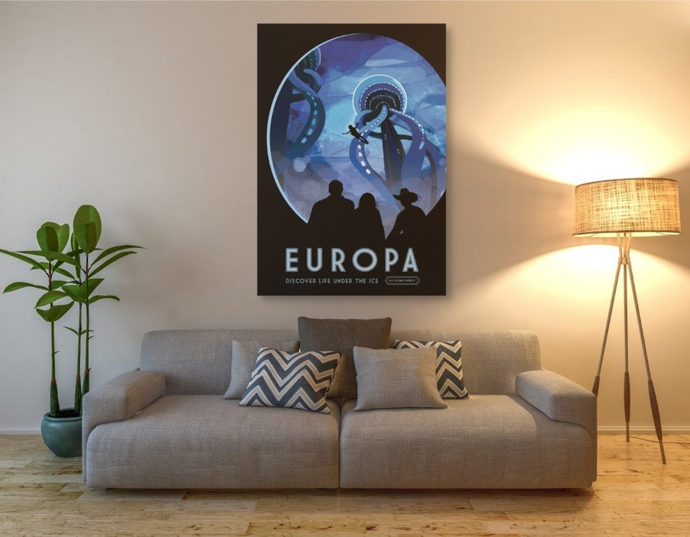 Epic Graffiti "Visions of the Future: Europa" Giclee Canvas Wall Art, 40"x60"