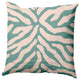 Animal Stripe Decorative Throw Pillow, Eucalyptus, 20"x20"