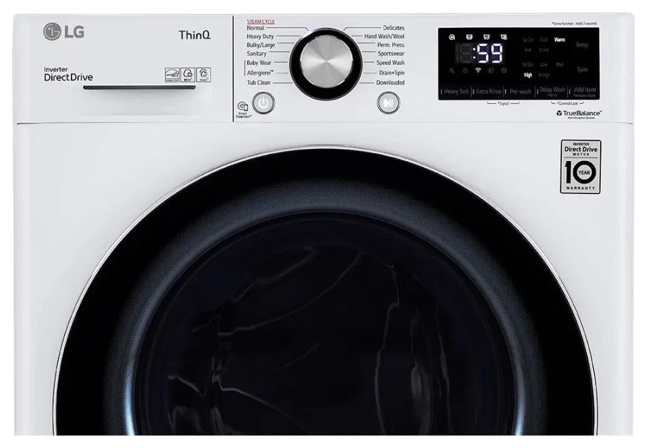 LG 2.4 cu.ft. Smart wi-fi Enabled Compact Front Load Washer