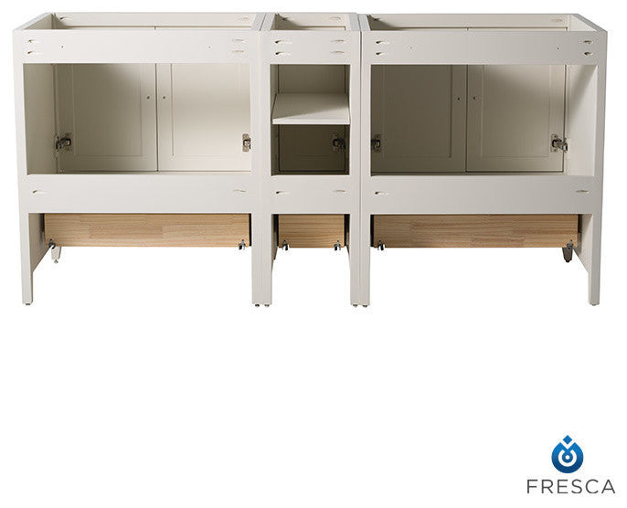 Oxford 72" Double Sink Bathroom Cabinet