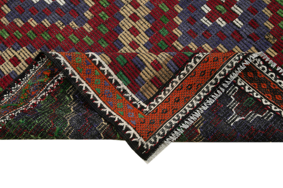 Rug N Carpet - Handmade Oriental 5' 10'' x 12' 4'' Contemporary Wool Kilim Rug