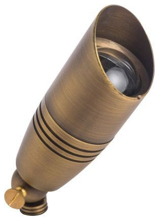Outdoor Directional Spot Light Solid Brass Bronze Finish Landscape Lighting