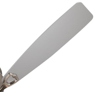 48-in Satin Nickel Crystal Flush Mount Ceiling Fan with Remote and Light Kit