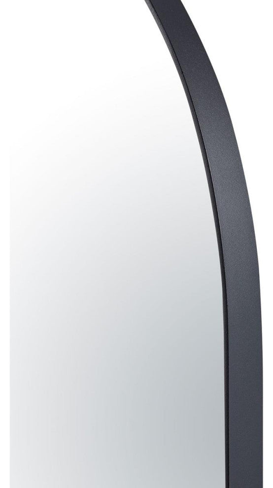 Capsule Wall Mirror, Black