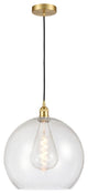 Innovations 616-1P-SG-G124-14-LED 1-Light Pendant, Satin Gold