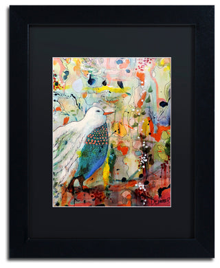 'Vers Toi' Matted Framed Canvas Art by Sylvie Demers